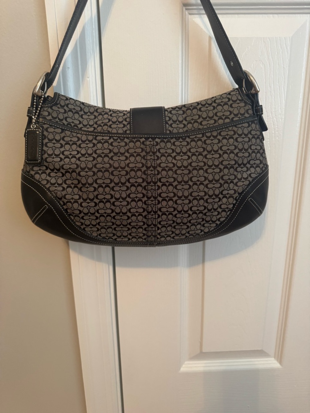 SOLD! Do not purchase! Black and Gray Coach Soho Shouder bag - Picture 2 of 12